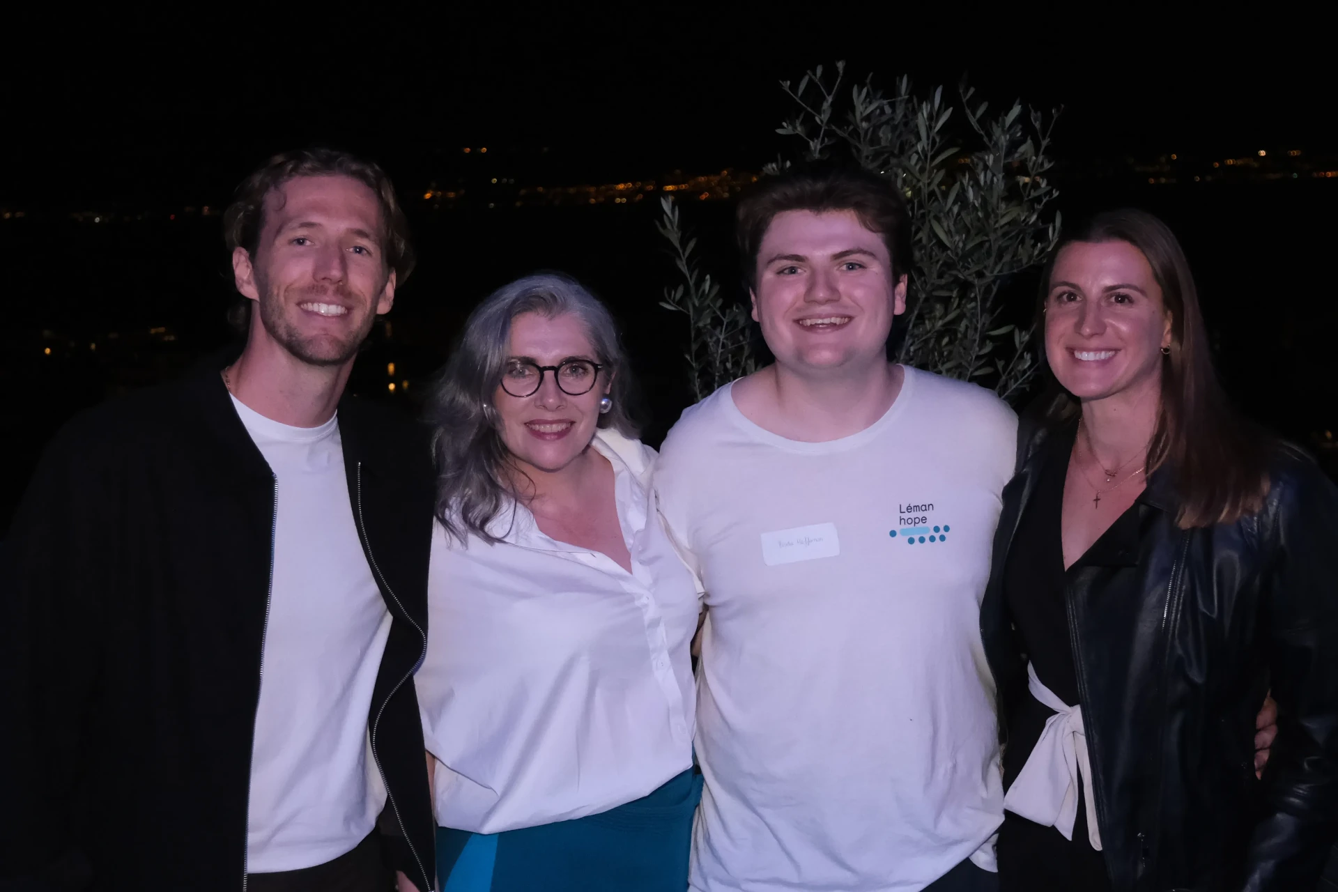 Charlotte et Jérémy avec la Fondation Léman Hope